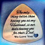 Fathers day gifts HUSBAND mens unusual engraved gift for him FATHER DAD HUBBY