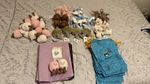 Jellycat Rabbit Plush Keyring Charm Lot, Mini Under 15cm, Assorted Colours
