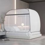 Pop-Up Mosquito Net Tent Foldable Bed Canopy Summer Room Decor Netting UK 