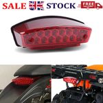 Motorcycle Tail Light LED Motorbike Rear Brake Taillight Stop Lamp Universal 12V