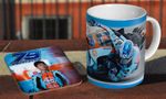 Ai Ogura GP Moto Legend - Ceramic Coffee / Tea Mug + Matching Coaster