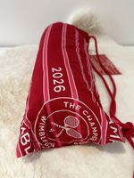*NEW* Wimbledon The Championship Bath Towel 2026  w/ Carry Bag 70 X 133cm  Red