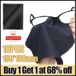 10X Microfibre Cleaning Cloths For Glasses Spectacles Lens Camera Mobile Phones