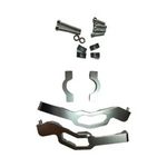 Silver Snowmobile Straight Bar Handguard Mount for 2016-19 Rush/SWITCHBACK INDY