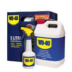 WD-40 Multi Use Bulk Lubricant 5L with Spray Applicator, Multipurpose WD40 Lubri