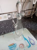 Elegant Glass Vinegar Bottle Never Used Excellent Condition