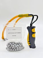 Barnett Ambush Slingshot Catapult With 100 pack 3/8" (9.5mm) Ammo