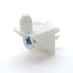 20 x IKEA PAX 101558 KOMPLEMENT White Shelf Support Pins Part Pegs Fixings