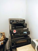Mixed Audio Equipment Job Lot Hi-Fi Amplifiers, Receivers & Cables Bundle