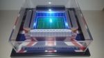 RANGERS IBROX  STADIUM MODEL WITH WORKING LIGHTS & PERSPEX COVER