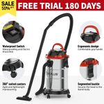 WET AND DRY VACUUM CLEANER 18L 5000W CAR WORKSHOP VAC 3 IN 1 BLOWER & NOZZLES