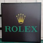 Rolex Wall Light Box Advertising Display Vintage Original Rare Item Illuminated