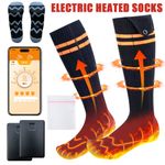 Heated Socks Electric Boot Feet Warmer DC Rechargable 10000Mah Battery Unisex UK