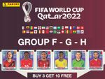 PANINI FIFA WORLD CUP 2022 STICKER COLLECTION GROUP F - G - H