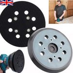 125mm Orbital Sander Backing Base Pad Fits Makita Dewalt Black&Decker Sanders UK