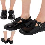 School Shoes Mary Jane Flats for School, Casual Work Shoes with Comfort 