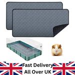 Washable Non-Slip Guinea Pig Cage Liner – Reusable Pet Bed Pad for Small Animals