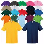 Fruit of the Loom Premium  Polo Shirt Workwear 100% Cotton Short Sleeve VARIOUS