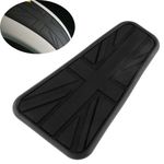 Black Rubber Motorcycle Tank Pad Sticker Protector Motorbike Fit For Triumph UK