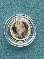 1995 Gold Proof Half sovereign- Raphael Maklouf 