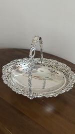 Antique Victorian Silver Plated Cake/Fruit Basket, WM&S (William Mammatt & Son)