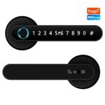 Biometric Handle Smart Finger print Lock with IC Card Password Mechanical Key