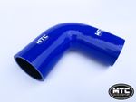 MTC MOTORSPORT 63MM 2.5" SILICONE 90 DEGREE BEND HOSE ELBOW 150MM LEGS.