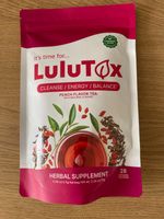 LULUTOX Original Detox Tea Herbal Blend for Healthy Weight & Digestive 28 PEACH