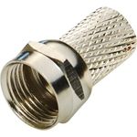 20 x F Plug Connectors for TV Aerial Coax / Satellite LNB Cable RG6 WF100 CT100