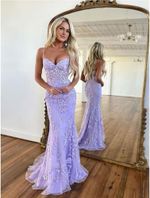 Women 2026 Tulle lace Appliques Long Formal Gowns and Evening Dresses