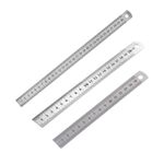 Metal Ruler Stainless Steel Double Side 30cm-20cm-15cm 12"/ 8"/6"