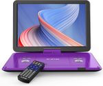 BOIFUN 17.5'' Portable DVD Player with 15.6" Large HD Swivel Screen,Rechargeable
