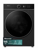 HISENSE KitchenFit 5i Series WD5I9043BBFS WiFi-enabled 9 kg Washer Dryer - Black