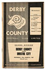Derby County - 1966-67 - Home Football Programmes