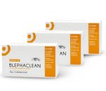 3 x Blephaclean Sterile Wipes for Daily Hygiene of Eye Lids
