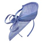Phase Eight Cornflower Blue Silk Bow Twist Disc Fascinator BNWT - MOTB Wedding 