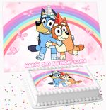 CUSTOM OWN PINK BIRTHDAY PERSONALISED ICING EDIBLE COSTCO CAKE TOPPER R1-304