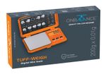 Tuff Orange Digital Scales 0.01g X 200g Pocket Table Top JCB Style Rubber