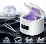 USB Rechargeable Ultrasonic Cleaner 50KHz for Braces Dentures And Jewelry Care