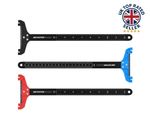 New Bicaster Bow T Square Aluminium Laser Etches Accurate Scales Inches & cm
