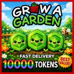 🌴 Grow a Garden | 10000 Tokens | CHEAPEST + FASTEST