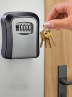 6 Keys Key Lock Security Box Wall Mounted Combination Code Key Box, Lock Core UK