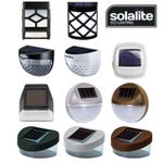 Super Bright Solar Powered Door Fence Wall Lights Led Outdoor Garden Lighting