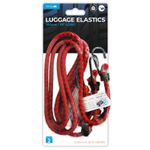 Luggage Elastics 100cm Pack of 2 Bungee Hook Straps Car Van Travel Light Load