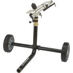 Strongway Wheeled Sprinkler, 1-1/4in. Head with 5 Nozzles, 8in. Rubber Tires