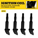 4x Ignition Coils Pack for BMW 3er 5er X5 X3 E39 E46 E90 E63 E64 316i 320i 530i