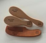 Personalised Baby Hair Brush Set Baby's First Brush Set Newborn Christening Gift