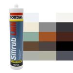 Bulk Soudal Silicone Sealant Slirub LMN All Purpose Ext Low Mod Neutral Cure