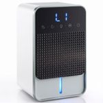 400mL Day Small Dehumidifier RGB Mood Lights Timer LED Display White