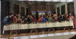 The Last Supper of Our Lord  Diamond Manual Painted  Shining 40x85cm No Frame